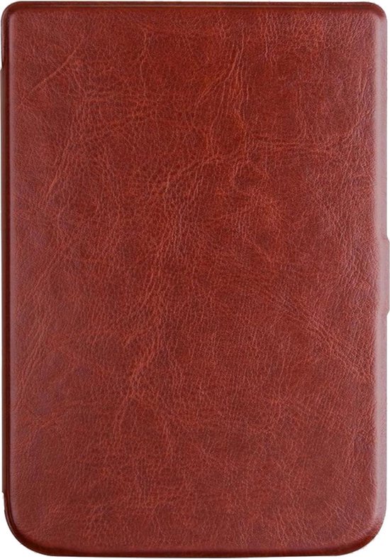 Hoesje Geschikt voor Pocketbook Touch HD 3 Hoesje Luxe Bescherm Case - Hoes Geschikt voor Pocketbook Touch HD 3 Hoes Book Cover - Bruin van Bronzi. — afbeelding 5