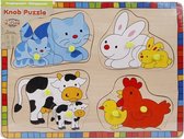 vormenpuzzel junior 24 x 15 cm hout 9-delig