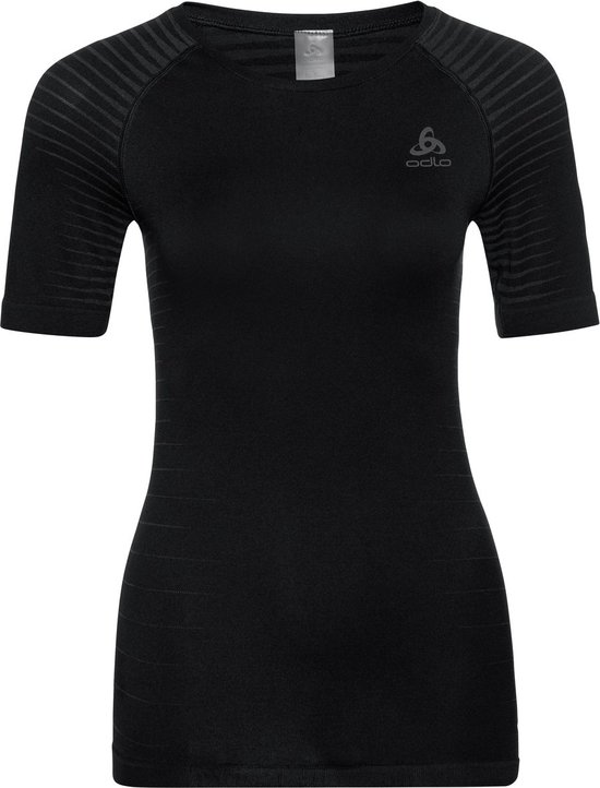 Odlo Bl Top Crew Neck S/ S Performance Light Ladies Sport Shirt - Noir - Taille XL