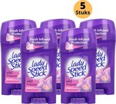 Lady Speed Stick Wild Freesia Deodorant Stick - 24H Zweet Bescherming & Anti Witte Strepen - Populairste Anti Transpirant Deo Stick - Deodorant Vrouw - 5-Pack