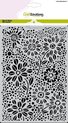 CraftEmotions Mask stencil flowers & dots A5 A5 GB (05-21)