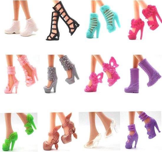 Concurreren Tot stand brengen Kinematica Dolldreams | 12 paar luxe barbie schoentjes met originele designs - Set  schoenen,... | bol.com
