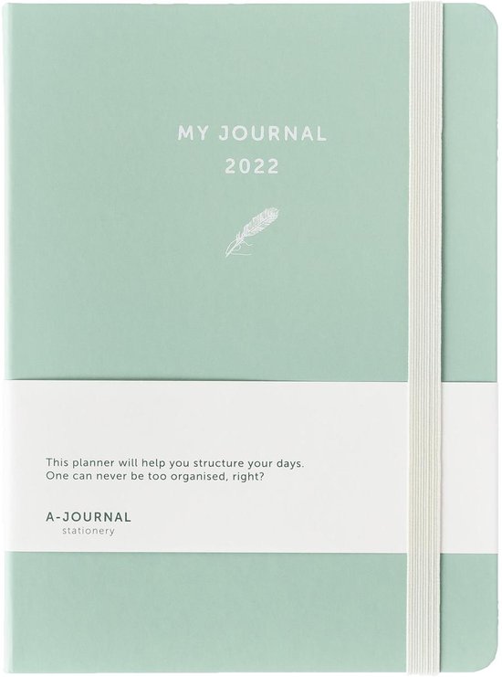 Afbeelding van A-Journal My Journal Agenda - 2022 - Mintgroen