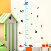 Muursticker Kinderkamer - Groeimeter - Wand Decoratie - 18 Varianten - Finding Nemo - 180 x 100 cm