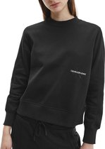 Calvin Klein Off Placed Monogram Trui - Vrouwen - Zwart