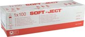 Injectiespuiten Soft-Ject - 5ml - 3-delig - Luer excentrisch - per 100 stuks