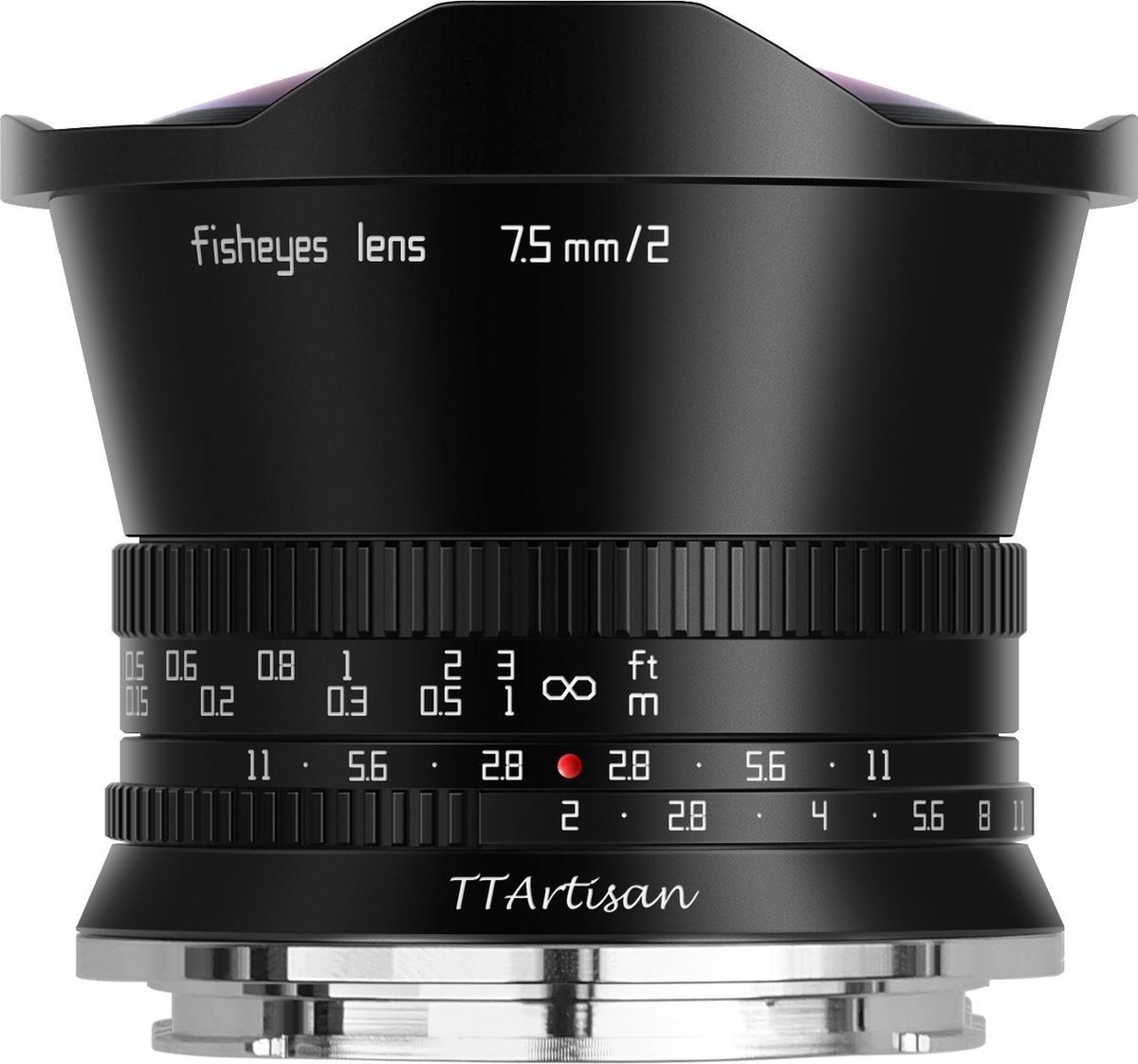 TT Artisan - Cameralens - 7,5 mm F2.0 APS-C voor Nikon Z-vatting