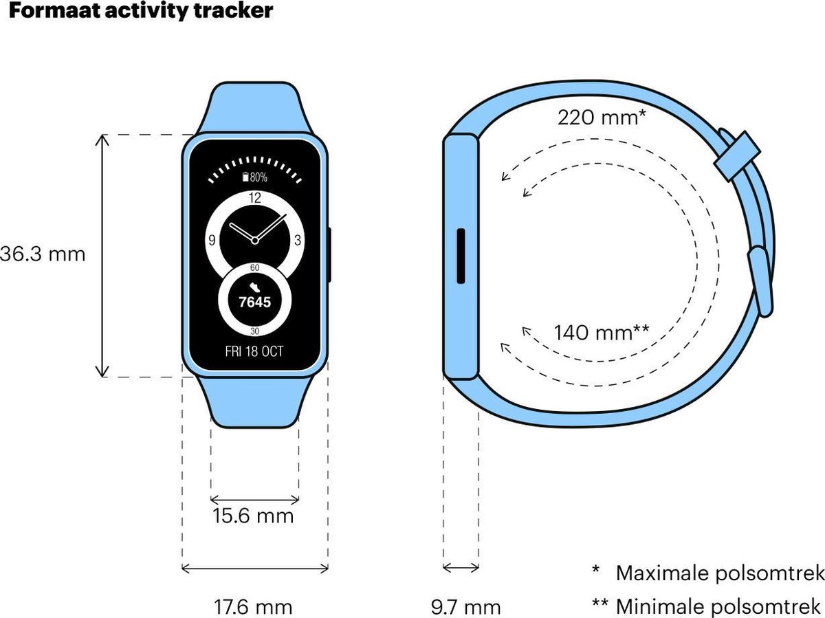 Acheter en ligne EG Bracelet (Fitbit Luxe, Blanc) à bons prix et