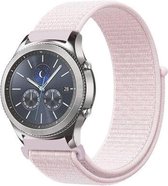 Shop4 - Bandje voor Samsung Galaxy Watch4 40/ 44mm - Nylon Licht Roze