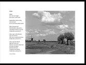 Acacia – Polder – maçonniek gedicht in fotolijst zwart aluminium 30 x 40 cm