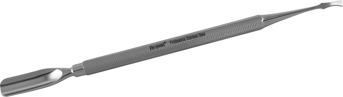 Rojafit Professional - Manicure dubbelinstrument - Nagelhuid schuiver & Krabber - RVS -16 cm.