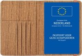 Goodline® - Étui à passeport pour animaux de compagnie / Support pour passeport européen pour animaux de compagnie - D1 - Motif en bois Marron