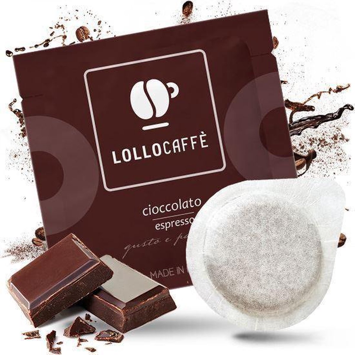 ESE Koffiepads - Chocolade koffie Lollo Caffè - 30 stuks