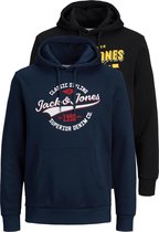 Jack & Jones Trui - Mannen - navy - rood - wit - zwart -geel