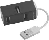 USB hub - splitter - switch - 4 poorten - computer accessoires - zwart