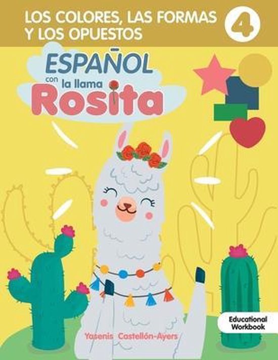 Espanol con la llama Rosita Los Colores Y Formas - cover