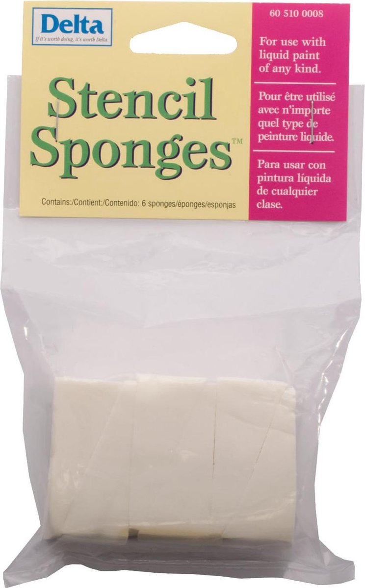Plaid - Delta paint & toss 6 sponges.