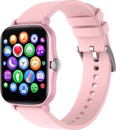 Webvision® - Roze - Smartwatch Heren & Dames - HD Touchscreen - Horloge - Hartslagmeter - Stappenteller - Bloeddrukmeter - Saturatiemeter - Cadeau