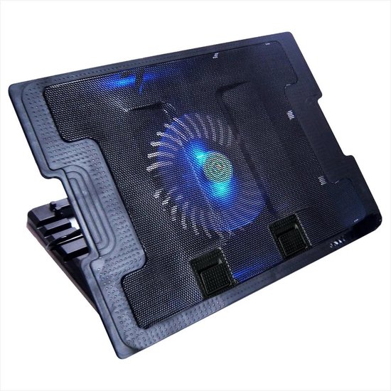 Foto: Laptop cooler ventilatoren 12 tot 17 inch laptop ventilator standaard verstelbaar cooling pad laptop houder laptop tafel