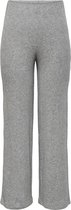 Jacqueline de Yong Broek Jdyeskild Wide Pant Jrs 15234603 Light Grey Mela/melange Dames Maat - M
