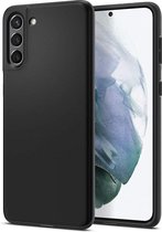iParadise Samsung S21 FE Hoesje - Samsung Galaxy S21 FE hoesje zwart case siliconen cover