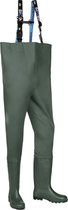 Sioen - 700A Wader - Professionele Waadbroek - Waadkleding - Texoflex - Groen - Maat 43