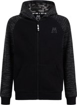 WE Fashion Jongens sweatvest met capuchon