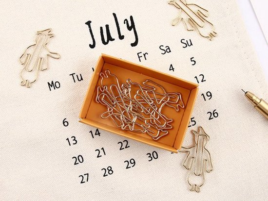 Prins Gouden Paperclips | Leuke Schattige Paperclips in een Doosje Prins Gouden Paperclips | Leuke Schattige Paperclips in een Doosje