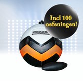 Minisoccerbal bal aan touw - Voetbaltrainer - Sense ball - Oranje - Met Oefenstof