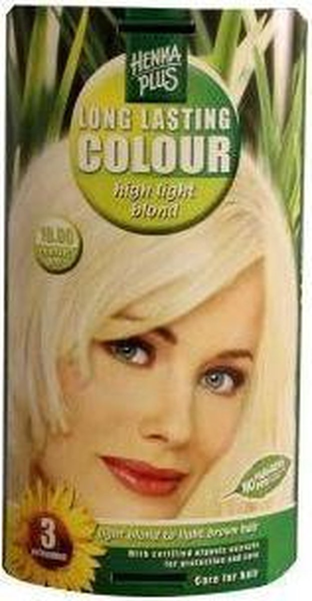 Hennaplus Long Lasting Colour 10.00 High Light Blond 100ML