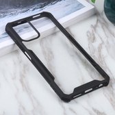 Voor Xiaomi Redmi Note 10 4G/10S acryl + kleur TPU schokbestendig hoesje (zwart)