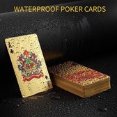 Luxe Speelkaarten Waterdicht | Special Edition Pokerkaarten - Poker Kaartspel - Spel Kaarten | Goud