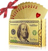 Luxe Gouden Speelkaarten / Poker kaarten - Geplastificeerd
