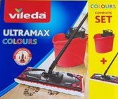 Vileda Ultramax Colours vloerwisser met emmer en uitwringsysteem