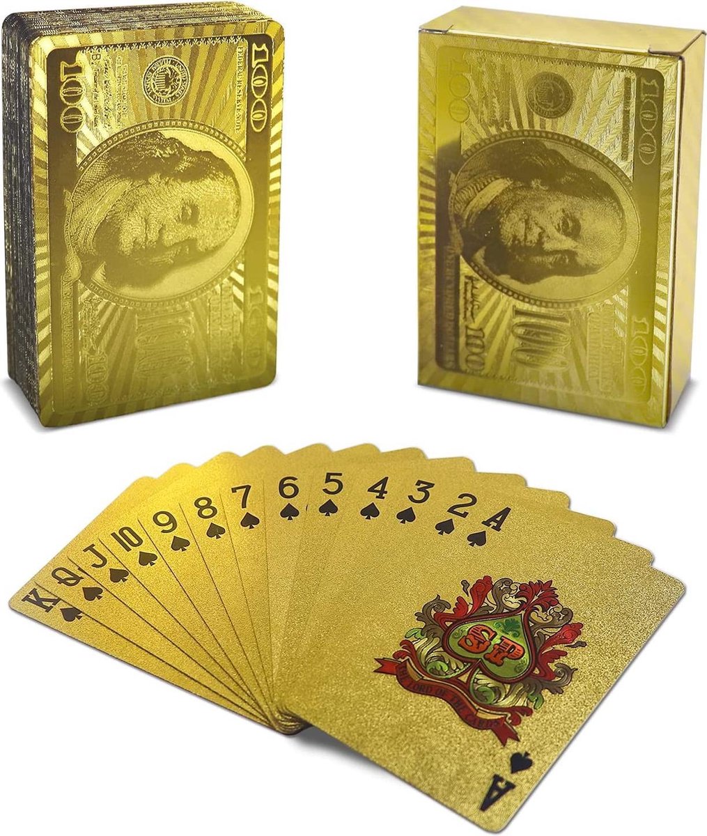 Speelkaarten - Spelkaarten - Kaarten voor Klaverjassen, Toepen, Pokeren Black Jack en meer kaartspellen