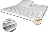 Splittopper 140x200 Traagschuim Nasa Bamboo Exclusive  Anti Allergie Orthopedisch SOFT Ca. 8cm dik