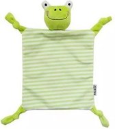Woezy - Knuffeldoekje Kermit - Kikker - Stof - Groen - Kraamcadeau - Baby