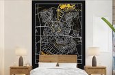 Papier peint - Papier peint photo Plan d'étage - Goes - Or - Zwart - Largeur 145 cm x hauteur 220 cm
