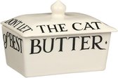 Emma Bridgewater Butter Dish Black Toast Small