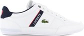 Lacoste - Heren Sneakers Chaymon White/Navy/Red - Wit - Maat 45