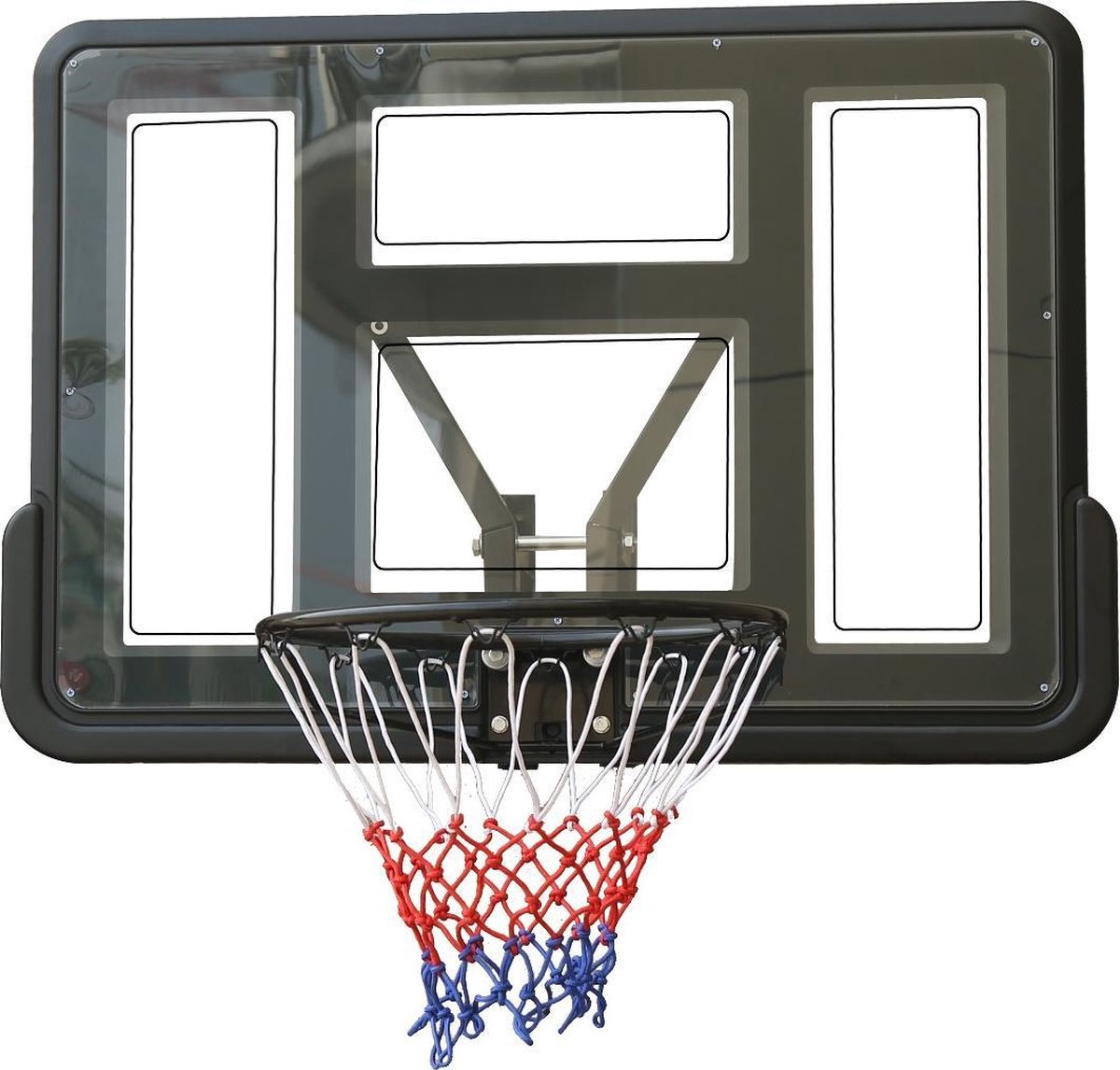 Pegasi Basketbalbord buiten en binnen met basketbalring - 110 x 75cm - Incl. bevestiging - Classic - PEGASI