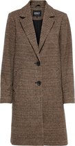 ONLY ONLAGNETE  ASTRID CHECK COAT Glazed ginger Dames Jas - Maat L