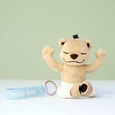 Meddy Teddy Sleutelhanger - Blauw - W20-bs - 19cm