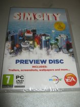 PC DVD Simcity Previeuw Disc Design and Building your City dreams