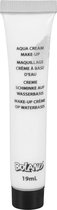 Boland - Tube make-up crème op waterbasis (19 ml) - Wit - Vloeibare schmink - Carnaval, Themafeest, Halloween