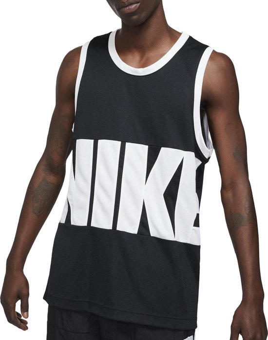 Haut de sport Nike Dri- FIT - Taille L - Homme - Zwart - Wit | bol.com
