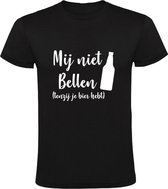 Mij niet bellen tenzij je bier hebt | Heren t-shirt | Freedom | Vrijheid | Dance | Dans | Love | Liefde | Rebel | Relax | Rechten | Party | Kroeg | Opstap | Uitgaan |  Feestje | Le