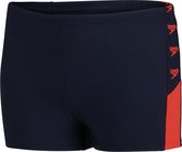 Speedo Boom Logo Splice Aquashort Jongens - Marine Oranje - Maat 116