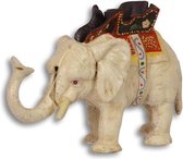 Gietijzeren beeld - Klassiek - Olifant - 13,5 cm hoog