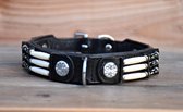 Black Eagle honden halsband 50 cm x 2.5 cm